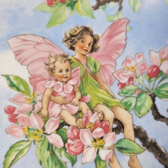Villeroy And Boch The Apple Blossom Fairy Porcelain Plate 6th Issue Germany - Picture 9 of 9